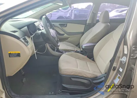 2014 Hyundai Elantra Se from USA, damaged, VIN 5NPDH4AE9EH509350